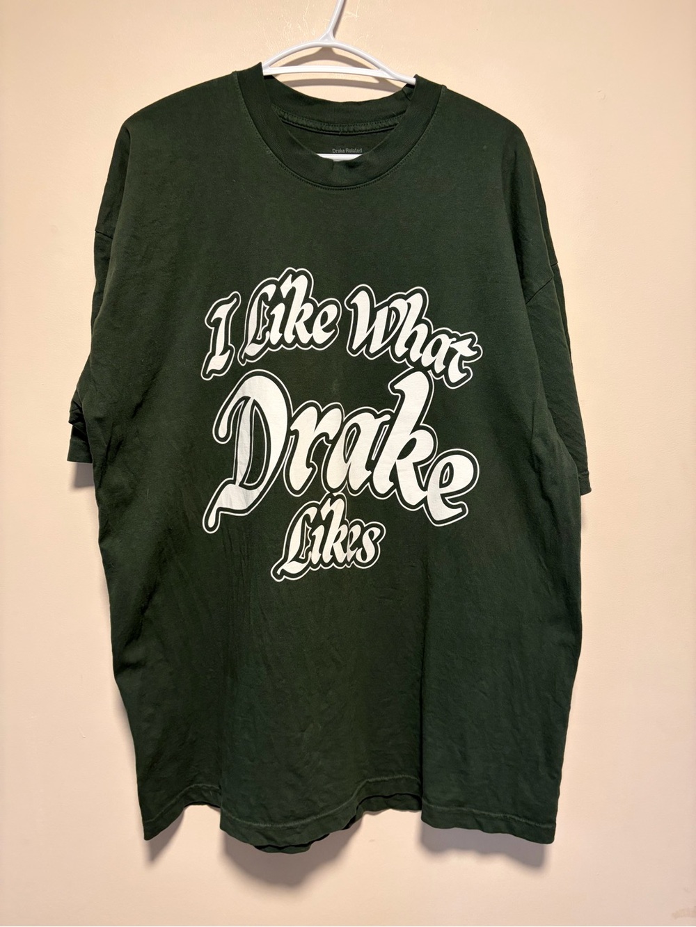 Green "I Like What Drake Likes" Graphic Tee
